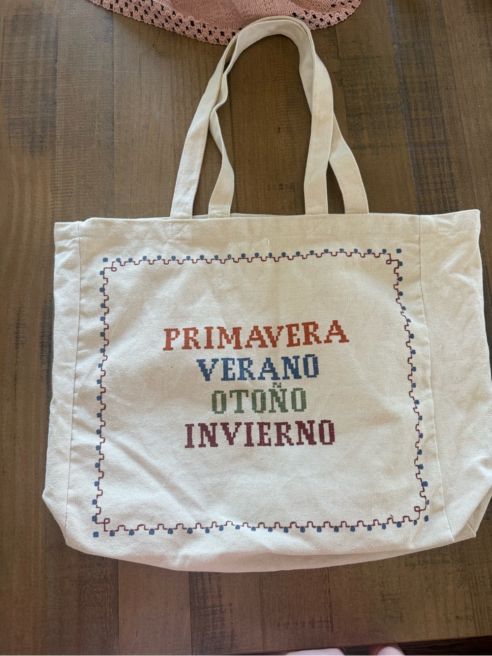 Sezane Cream tote bag Lucia Vergera